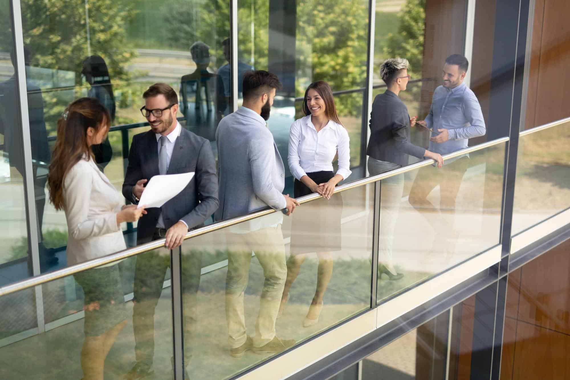 Group of business people collaborating in office